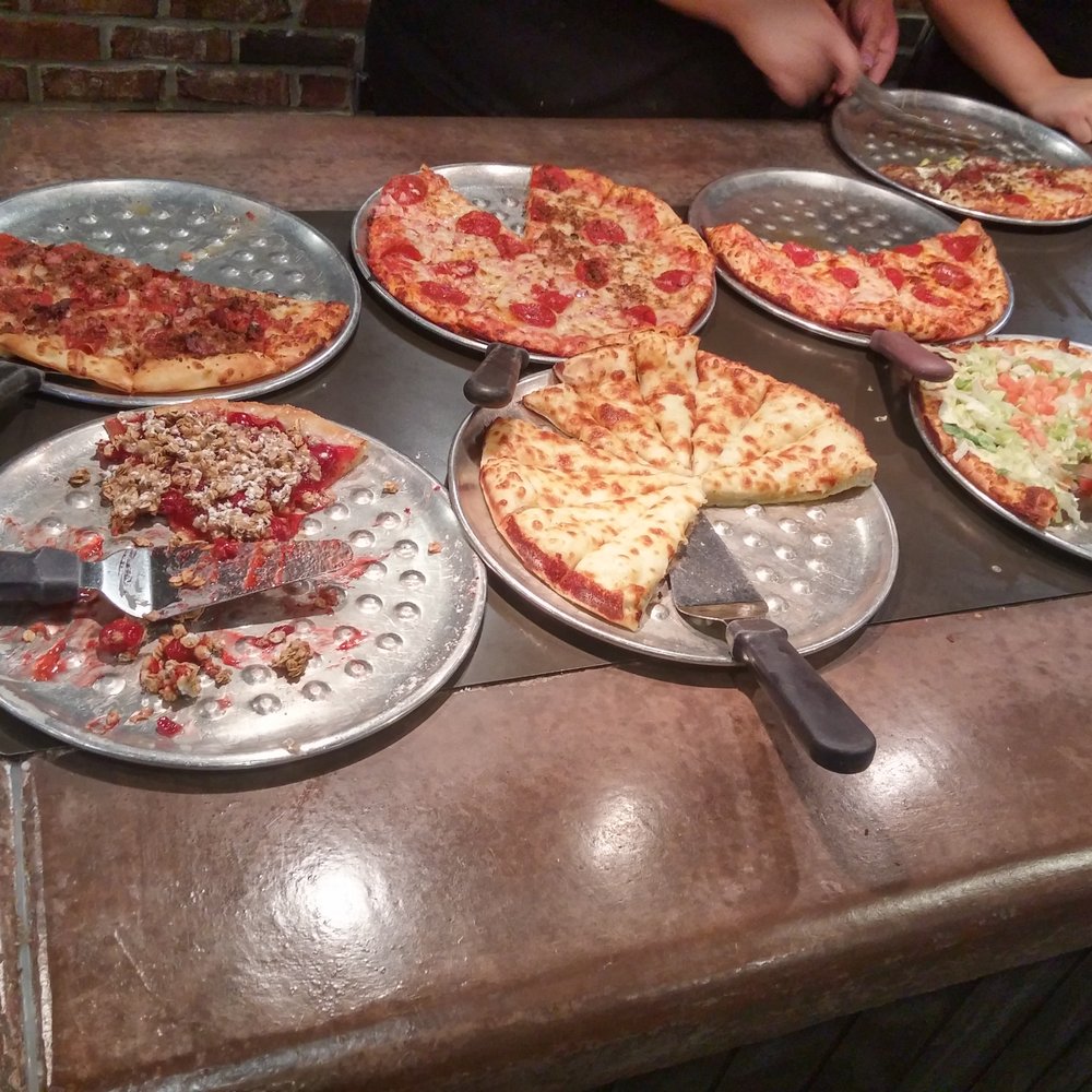 Giovanni's Pizza - Buffet -this is what was there when we got there -pic 1 (they made at least 10 more pizzas, cheesy bread, and dessert pizza options for us) - Pizza Near Me - Hillsboro, Ohio Giovanni's Pizza - Buffet -this is what was there when we got there -pic 1 (they made at least 10 more pizzas, cheesy bread, and dessert pizza options for us) - Pizza Near Me - Hillsboro, Ohio