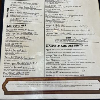 DoG Street Pub - Menus - British Near Me - Williamsburg, Virginia