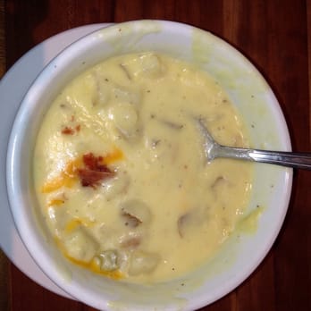 Cheddar's Scratch Kitchen - Loaded with baked potato soup! Lots of potato chunks - American Near Me - Little Rock, Arkansas