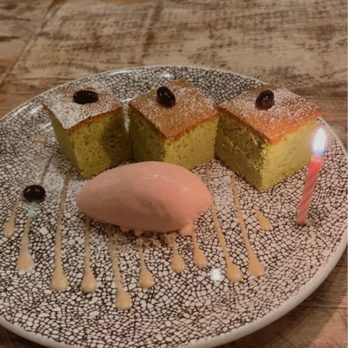 Kata Robata - Green Tea Souffle Cheesecake - Sushi Bars Near Me - Houston, Texas Kata Robata - Green Tea Souffle Cheesecake - Sushi Bars Near Me - Houston, Texas