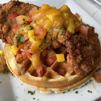 Bru's Wiffle - Festive Chicken - Breakfast & Brunch Near Me - Santa Monica, California Bru's Wiffle - Festive Chicken - Breakfast & Brunch Near Me - Santa Monica, California