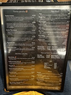 Menu photo 3 Masala Authentic Indian Cuisine Banff, AB Menu photo 3 Masala Authentic Indian Cuisine Banff, AB