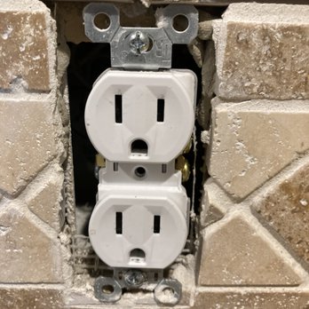 Almega Builders & Mechanical - Top of outlet not supported by tile. - Heating & Air Conditioning/HVAC Near Me Almega Builders & Mechanical - Top of outlet not supported by tile. - Heating & Air Conditioning/HVAC Near Me