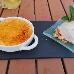 Restaurant Steigenhaus - Crème brûlée mit hausgemachtem Mohneis