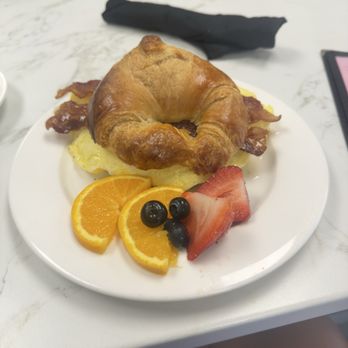 Cadeau Cafe - Breakfast sandwhich with a croissant - Coffee & Tea Near Me - Fort Myers, Florida Cadeau Cafe - Breakfast sandwhich with a croissant - Coffee & Tea Near Me - Fort Myers, Florida