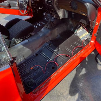 Harley Collision Centers - 1970 Mustang - repaired floor pans. - Body Shops Near Me - Covington, Georgia Harley Collision Centers - 1970 Mustang - repaired floor pans. - Body Shops Near Me - Covington, Georgia