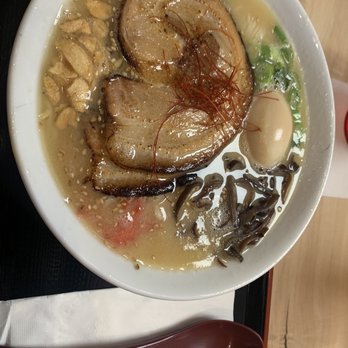 Kato Ramen - Tonkotsu ramen with extra egg and extra pork. - Ramen Near Me - Toledo, Ohio
