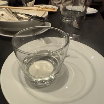 Momofuku - Complimentary house sake birthday shot - New American Near Me - Las Vegas, Nevada