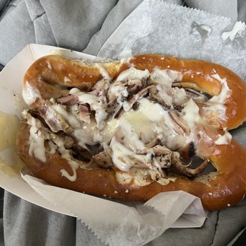 Kandy Ices - Jerk Chicken Pretzel - Desserts Near Me - Philadelphia, Pennsylvania