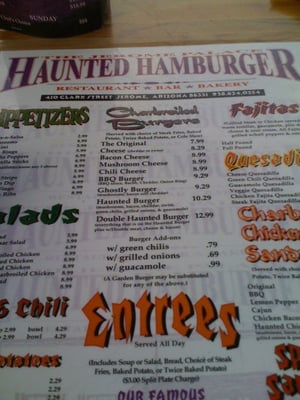 Haunted Hamburger by null