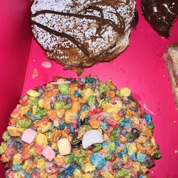 Outcast Doughnuts - Saturday Morning, cheeky Monkey, and part of a Happy Camper - Donuts Near Me - Mesa, Arizona Outcast Doughnuts - Saturday Morning, cheeky Monkey, and part of a Happy Camper - Donuts Near Me - Mesa, Arizona