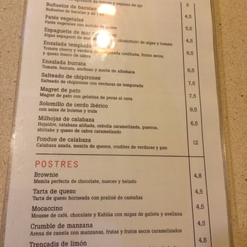 El Carabasser - Carta - Tapas Bars Near Me - Valencia, V El Carabasser - Carta - Tapas Bars Near Me - Valencia, V