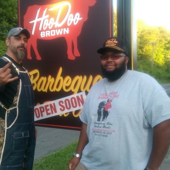 Hoodoo Brown BBQ - Nestor on the left... Me on the right. - Barbeque Near Me - Ridgefield, Connecticut Hoodoo Brown BBQ - Nestor on the left... Me on the right. - Barbeque Near Me - Ridgefield, Connecticut