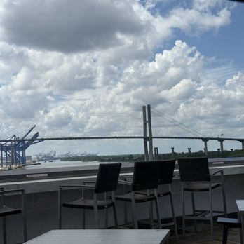 Top Deck Bar - Rooftop view - New American Near Me - Savannah, Georgia