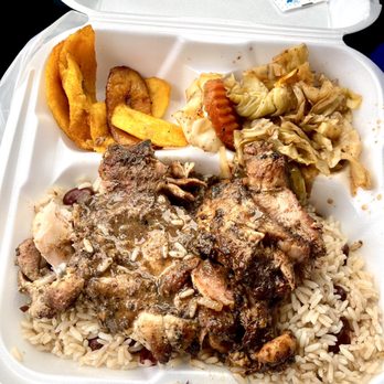 Barrington's Jamaican Kitchen - Jerk Chicken Plate - Caribbean Near Me - Bakersfield, California