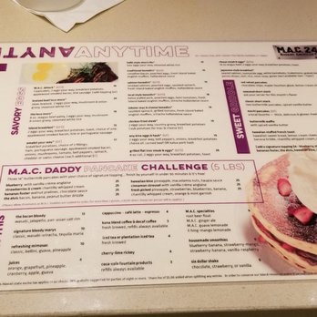 M.A.C. 24/7 - Menu - American Near Me - Honolulu, Hawaii