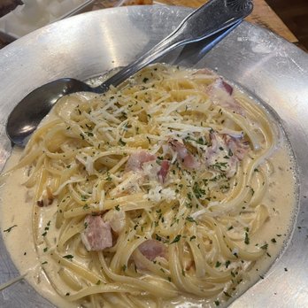 Poetree Cafe - Carbonara pasta - Korean Near Me - Suwanee, Georgia Poetree Cafe - Carbonara pasta - Korean Near Me - Suwanee, Georgia