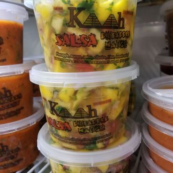 Kaah Market - My absolute favorite is the mango pineapple. They always add in habanero when I ask which brings this salsa up a level. Perfect for summer. - Health Markets Near Me - Portland, Oregon Kaah Market - My absolute favorite is the mango pineapple. They always add in habanero when I ask which brings this salsa up a level. Perfect for summer. - Health Markets Near Me - Portland, Oregon