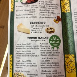 Casablanca Pizzeria - Menu 1 (09/08/20)