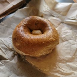 Whole wheat bagel + whitefish salad