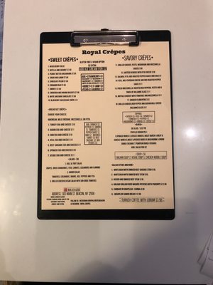 Menu photo 6 Royal Crepes Beacon, NY
