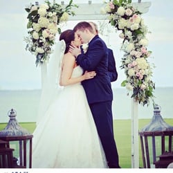 Posh Color Bar - One of our beautiful brides!! Stylist : Gigi