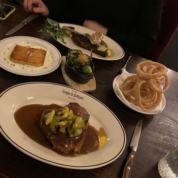 Gage & Tollner - Dinner steak and chops with sides. - American Near Me - Brooklyn, New York Gage & Tollner - Dinner steak and chops with sides. - American Near Me - Brooklyn, New York