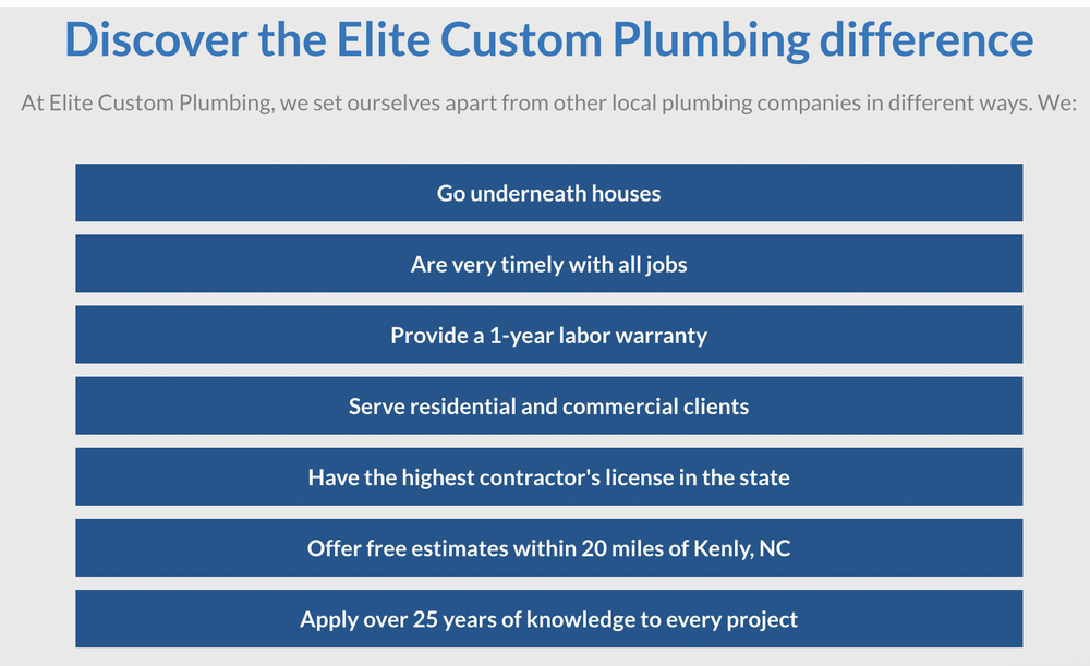 Slide of Elite Custom Plumbing