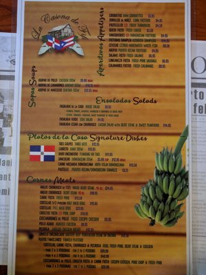 Menu photo 2 La Casona de Fifi Luquillo, PR