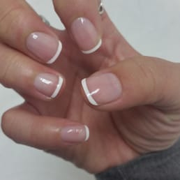Regular french mani. Regular french mani.