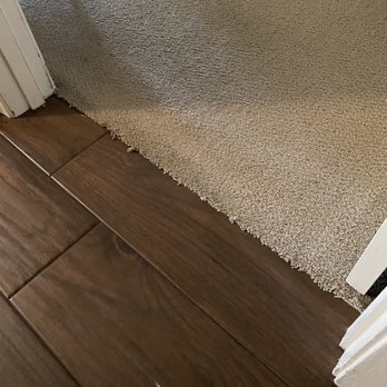 Floors For Living - Unfinished transition - Flooring Near Me - Houston, Texas