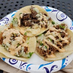 Oceans Street Tacos - Beef & pork tacos were dripping oil... was hard to eat. Chicken one was ok.