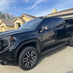 GMC Sierra AT4 with Llumar Stratos 70% tint on front windshield and 15% tint all around. GMC Sierra AT4 with Llumar Stratos 70% tint on front windshield and 15% tint all around.