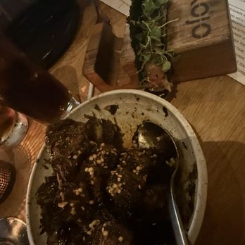 Kojo - Brussels and tuna tacos. Sorry for the poor quality - we couldn't wait to dig in - Japanese Near Me - Sarasota, Florida