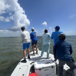 4 fish on at a time