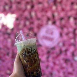 Bober Tea & Coffee - Brown sugar matcha latte 50% sweet