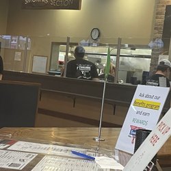 Bandana's Bar-B-Q - Columbia - Nice touch- "smoking section" carry out