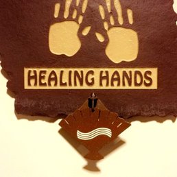 Sign on massage room