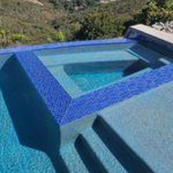 TileStone Concepts - Floating spa w/45 degree cuts. Glass tile work. - Tiling Near Me TileStone Concepts - Floating spa w/45 degree cuts. Glass tile work. - Tiling Near Me