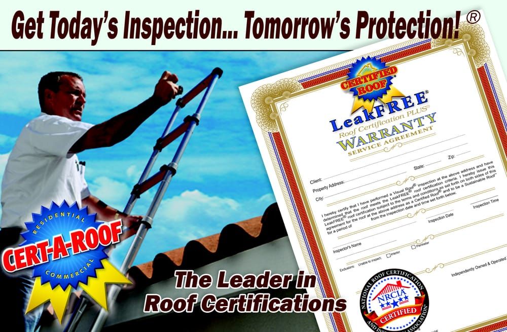 Slide of Cert-A-Roof