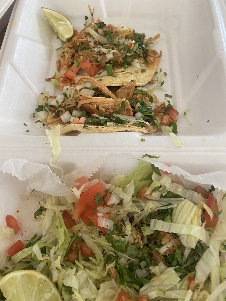 Food from The Taco Shop