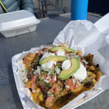 Tacos Chapis - Carne asada fries - Food Trucks Near Me - George, Washington
