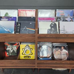 Their Vinyl collection. Come early for prime picks.