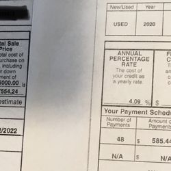 EchoPark Automotive - Both of my Contracts