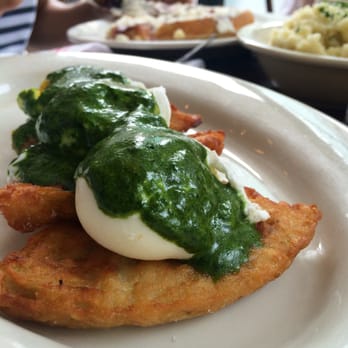 The Smith - Potato waffle Benedict - New American Near Me - New York, New York The Smith - Potato waffle Benedict - New American Near Me - New York, New York