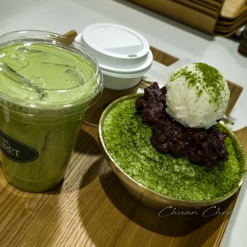Cafe Forêt - Milk Redbean Bingsu ($15.95) - Cafes Near Me - Toronto, Ontario
