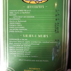 Los Amigos Bar & Grill - Menu