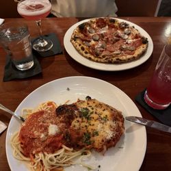 Aldo's Ristorante - Chicken Parmigiano and build your own pizza