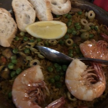 Toro Kitchen + Bar - Vegetarian Paella with added shrimp - Tapas Bars Near Me - San Antonio, Texas