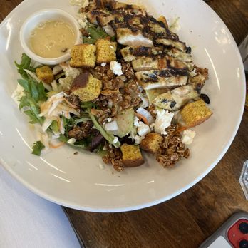 Four Friends Kitchen - Four Friends Grilled Chicken Cornbread Salad - Southern Near Me - Denver, Colorado Four Friends Kitchen - Four Friends Grilled Chicken Cornbread Salad - Southern Near Me - Denver, Colorado